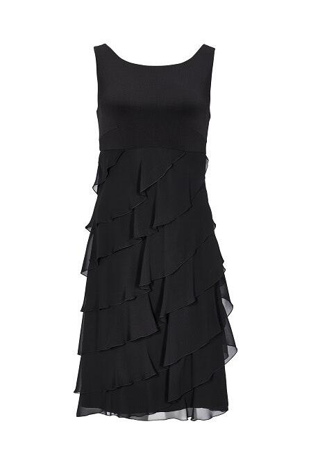 SWING - Cocktailkleid aus Materialmix black von SWING