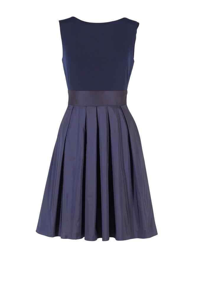 SWING - Cocktailkleid aus Microtaft navy von SWING