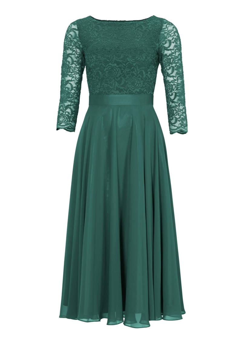 SWING - Cocktailkleid aus Spitze und Chiffon dark green von SWING