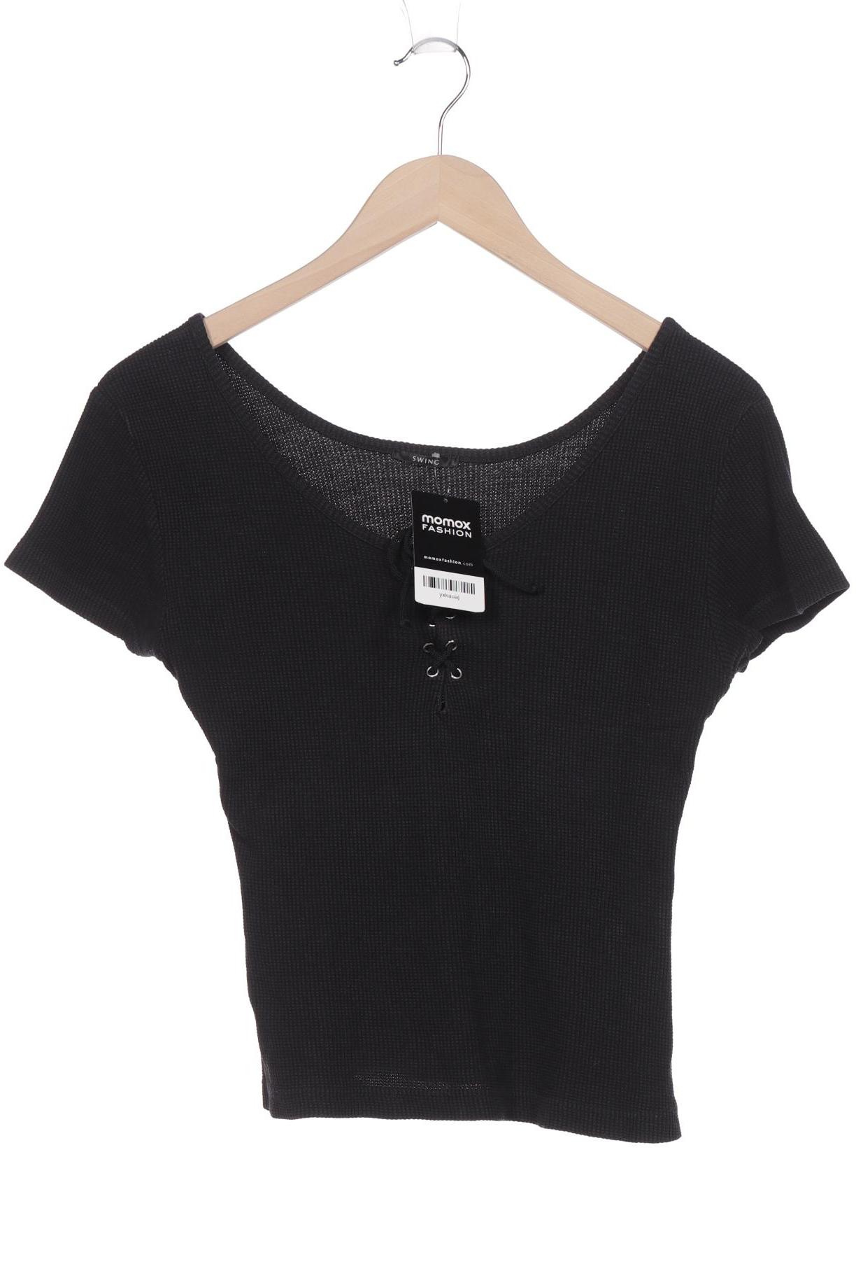 Swing Damen T-Shirt, schwarz, Gr. 32 von SWING