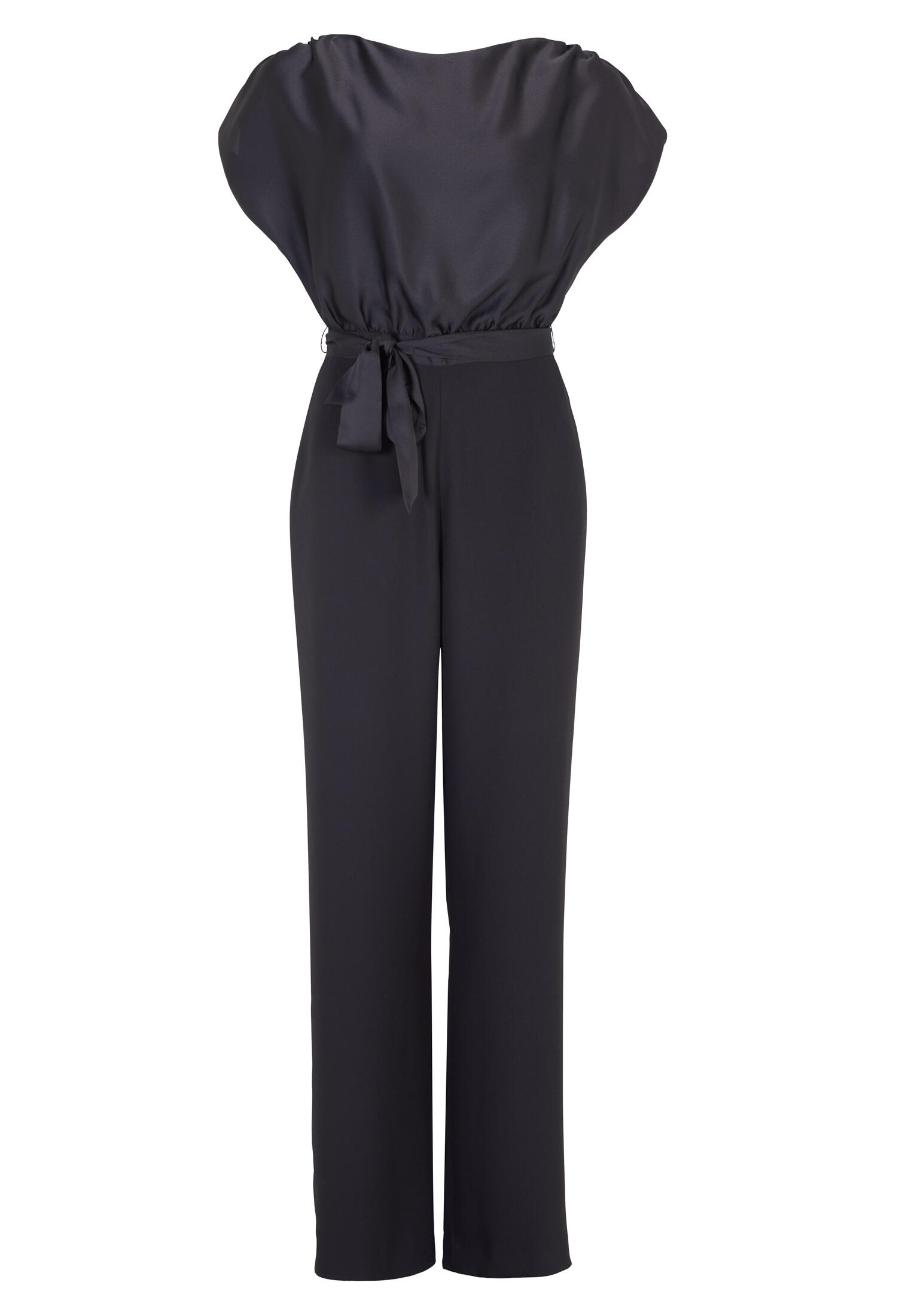 SWING - Jumpsuit aus Material-Mix black - Gr. - 34 von SWING