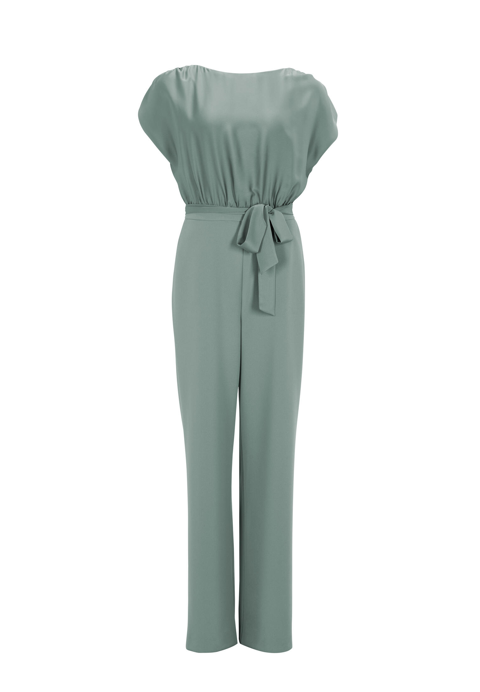 SWING - Jumpsuit aus Material-Mix soft green - Gr. - 48 von SWING