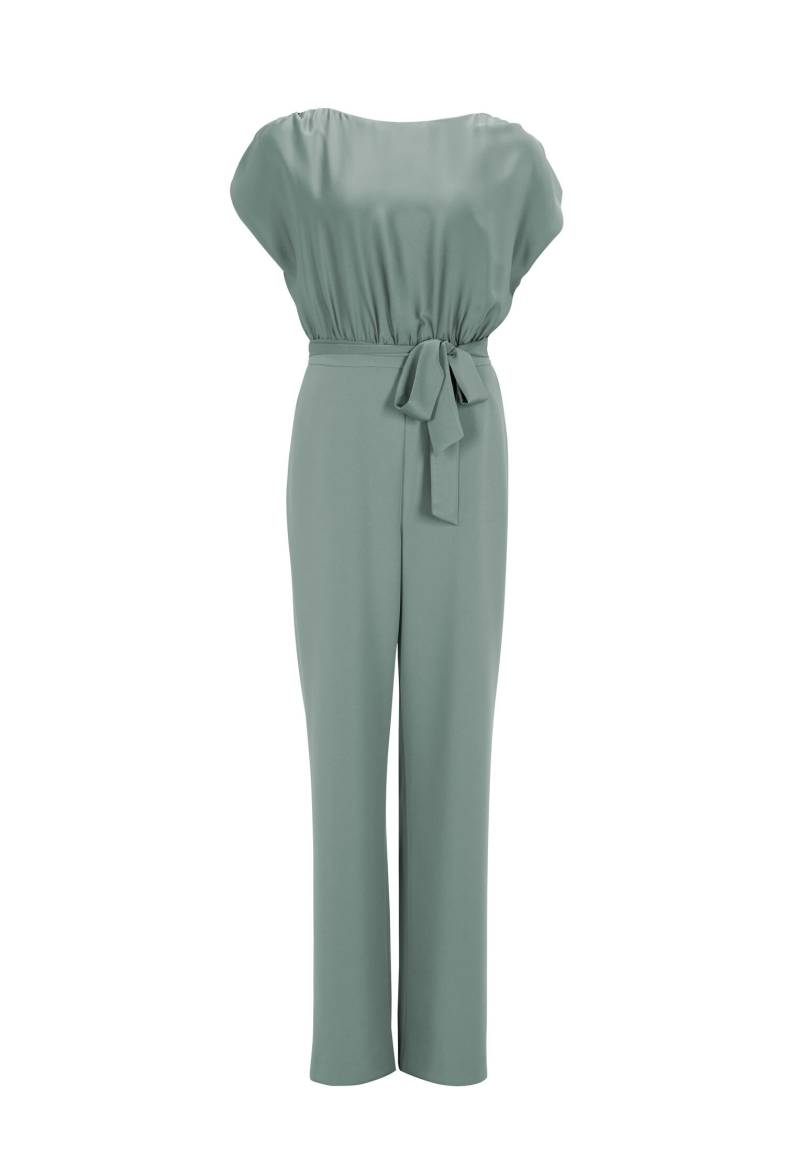 SWING - Jumpsuit aus Material-Mix soft green - Gr. - 48 von SWING