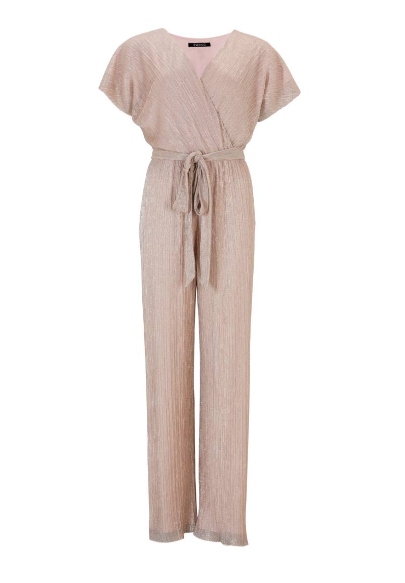 SWING - Jumpsuit aus Plissee-Jersey blush rose - Gr. - 36 von SWING