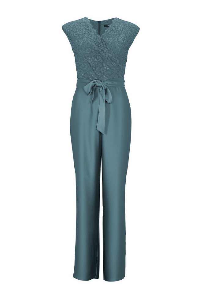 SWING Jumpsuit - festlicher Jumpsuit aus Material-Mix mit Spitze - Overall von SWING