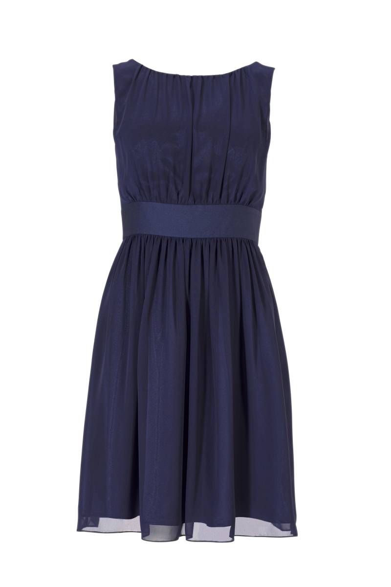 SWING - Kleid - Chiffon navy - Gr. - 32 von SWING