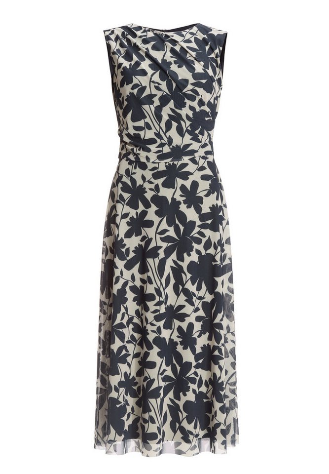 SWING Maxikleid Midi Kleid aus weichem Mesh von SWING