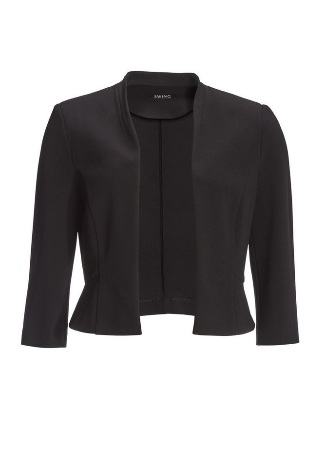 SWING Outdoorjacke Taillierte Jacke aus Jersey Crêpe von SWING