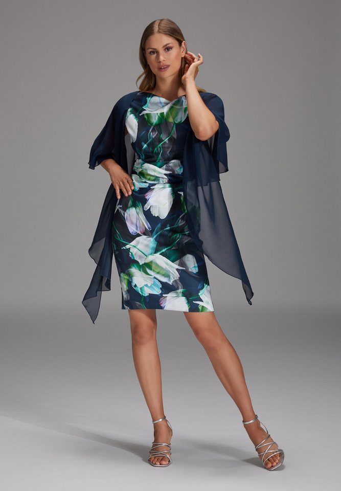 SWING Schal - Formstola aus Chiffon, Lockere Passform von SWING