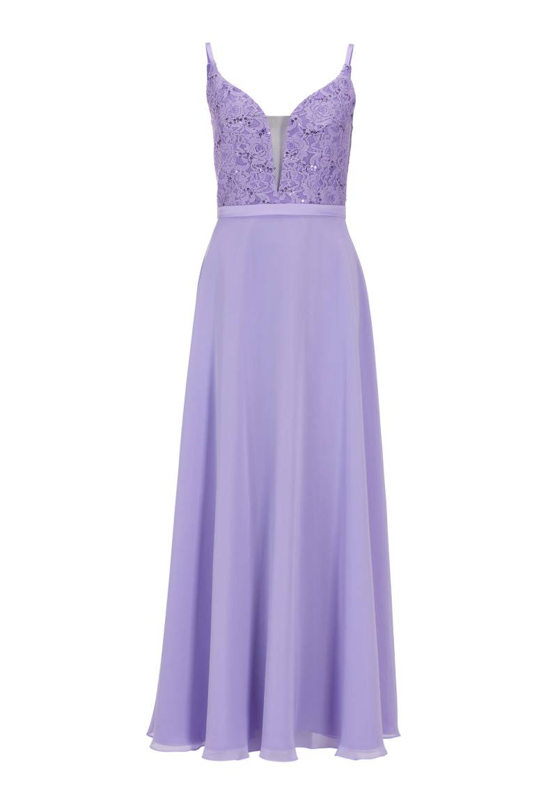 SWING - Spitzenkleid mit nachhaltigem Chiffon-Rock fashion lilac von SWING