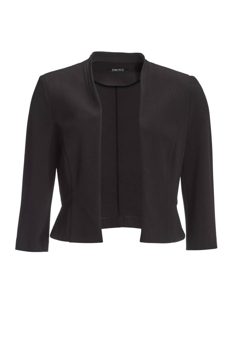 SWING - Taillierte Jacke aus Jersey Crêpe black von SWING