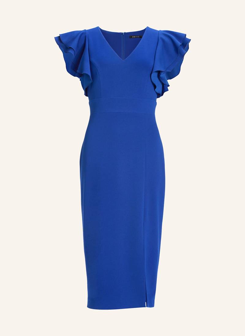Swing Cocktailkleid Aus Jersey blau von SWING