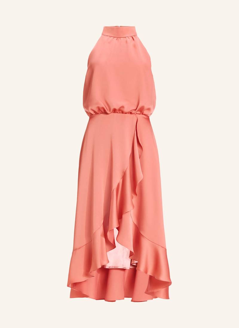 Swing Cocktailkleid Aus Satin Mit Volants rot von SWING