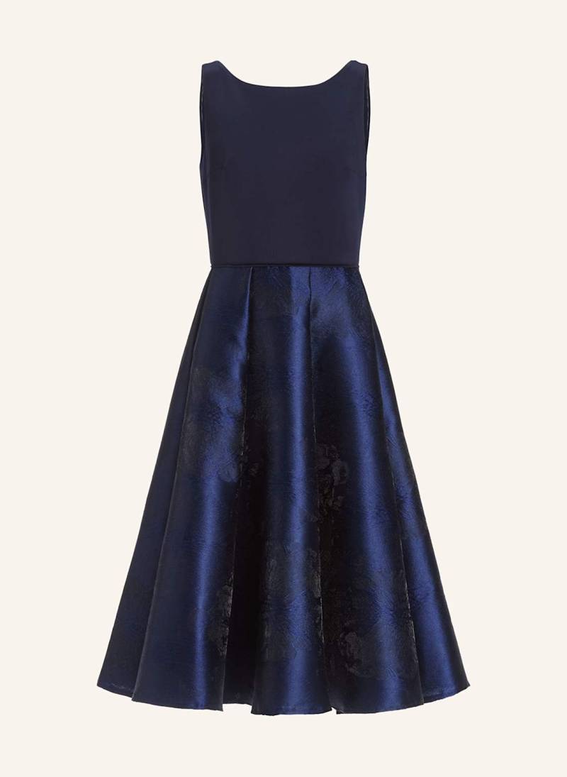 Swing Cocktailkleid Im Materialmix blau von SWING