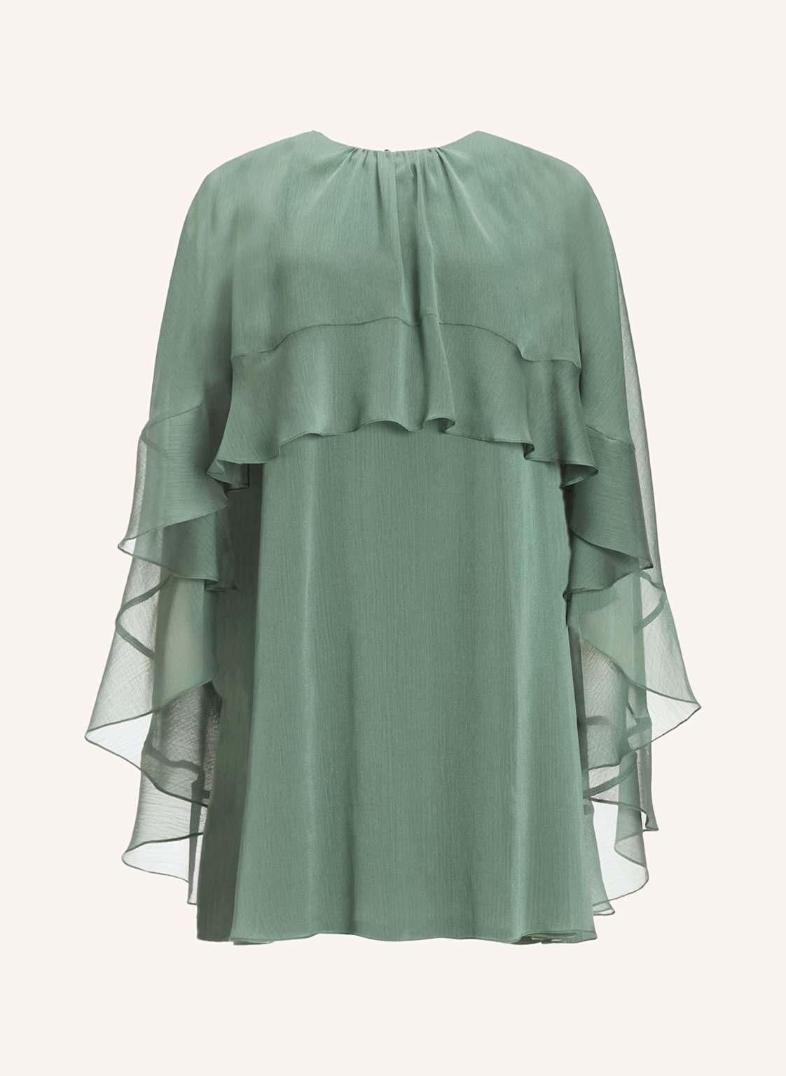 Swing Cocktailkleid Mit Volants gruen Swing Cocktailkleid Mit Volants gruen von SWING