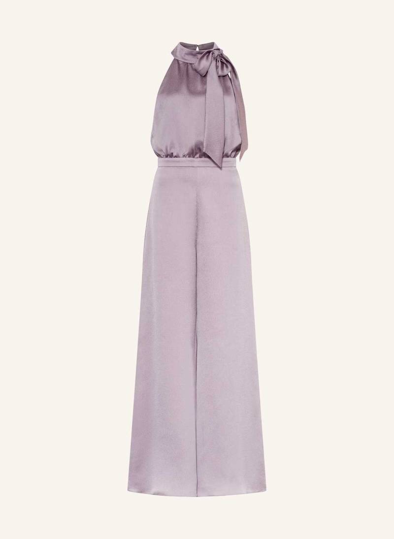 Swing Jumpsuit Aus Satin Mit Schluppe lila von SWING