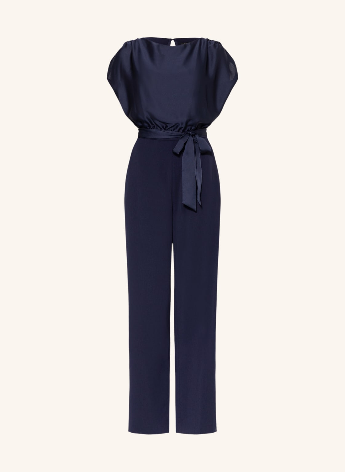 Swing Jumpsuit Im Materialmix blau von SWING