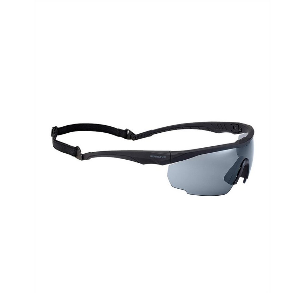 SWISS EYE® Sonnenbrille SCHUTZBRILLE BLACKHAWK SCHWARZ (Set, Sonnenbrille inkl. Etui) Wechselscheiben in orange und klar von SWISS EYE®