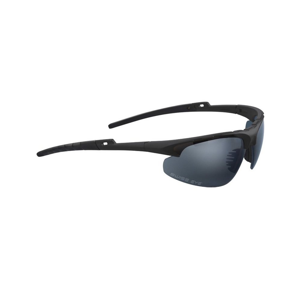 SWISS EYE® Sonnenbrille TACT.BRILLE APACHE SCHWARZ (Set, Sonnenbrille inkl. Etui) Wechselscheibe orange & clear von SWISS EYE®