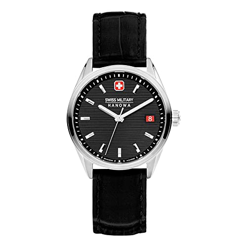Swiss Military Damen Analog Quarz Uhr mit Leder Armband SMWGB2200140 von Swiss Military by Chrono
