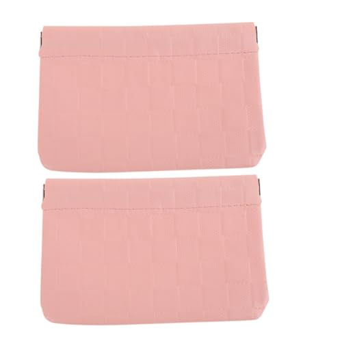 2 Stück Kompakte Kosmetiktasche Reise Makeup für Frauen Lippenstift Organizer Kleine Toilettentasche für Unterwegs Autos und Reisen von SWOOMEY