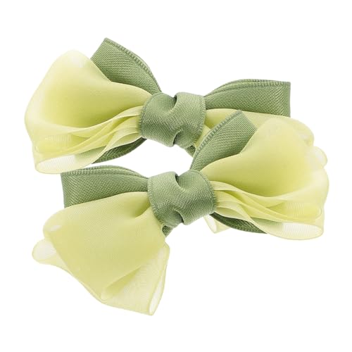 SWOOMEY 2 Stück Haarschleifen-clips Für Babys Und Mädchen Weiche Schleifen-haar-accessoires Für Neugeborene Und Kleinkinder Schleifen-clips Für Mädchen von SWOOMEY