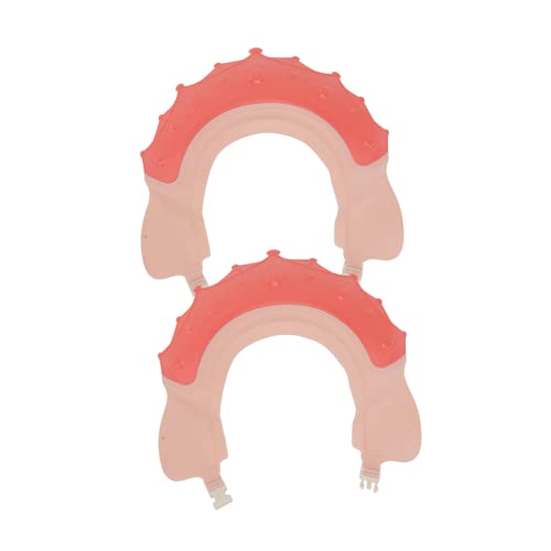 SWOOMEY 2stücke Shampoo Hüte Für Wasserdichte Duschhaube Mit Cartoon Design Schutz Für Augen Und Ohren Für Duschen Und Haarewaschen Sicher Und Langlebig von SWOOMEY