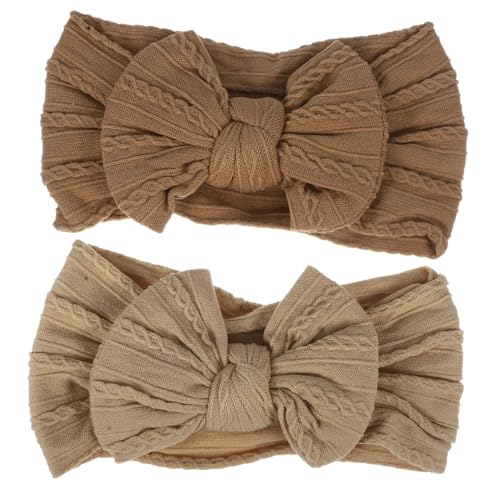 SWOOMEY 2stücke Stirnbänder Schleifen Haarbänder Für Junge Mädchen Kleinkinder Mädchen Kopf Schmuck Zubehör in Mehreren Farben Verstellbar Komfortabel von SWOOMEY