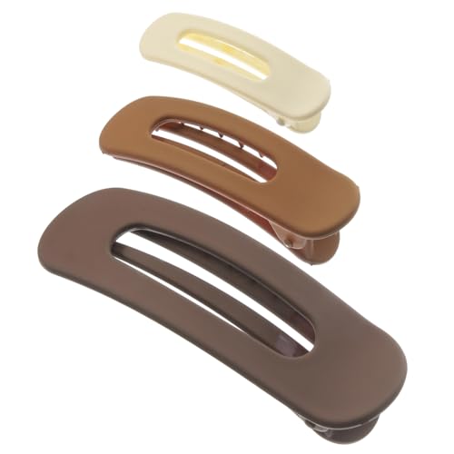 SWOOMEY 3 Stck. Teiliges Farbverlauf Duckbill Haarklammern für Damen Flache Krallenspangen Robuste Haarspangen für Dickes Haar Modische Haarschmuck Accessoires für Stilvolle Frisuren von SWOOMEY