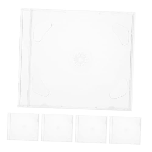 SWOOMEY 5stücke Transparente Cd-hüllen Leichter DVD-aufbewahrungs-Organizer Durchsichtige Disc-schutzboxen Für Reisen Und Veranstaltungen von SWOOMEY