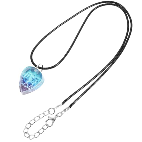 SWOOMEY Gitarrenplektrum Anhänger Für Halskette Schlichtes Und Filigranes Design Halskette Mit Anhänger Für Männer Und Frauen Robuste Und Bruchfeste Materialien Passend Für von SWOOMEY