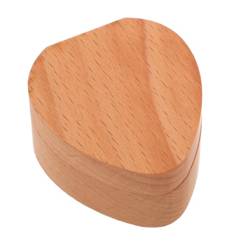 SWOOMEY Holz Gitarren Plektrum Aufbewahrungsbox Handgefertigte Stilvolle Box aus Massivem Holz für Gitarristen Eleganter Organizer für Plektren für Zuhause und Unterwegs von SWOOMEY
