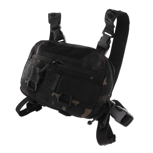 SWOOMEY Multi-Function Chest Bag Für Männer Und Verstellbar Für Outdoor-aktivitäten Wie Wandern Und Laufen Strapazierfähiges Modisches Design Im Camouflage-Stil von SWOOMEY