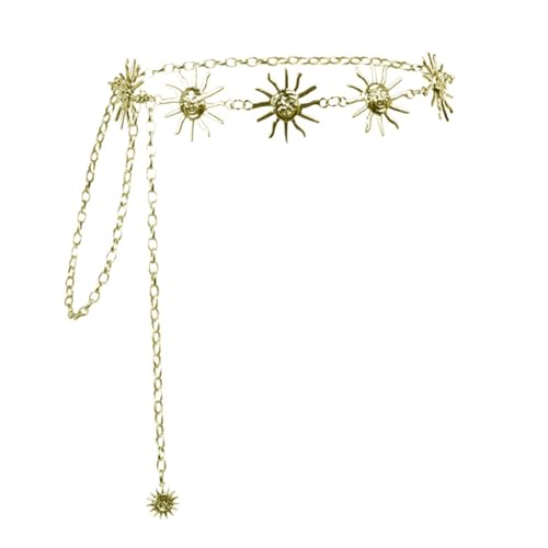 SWOOMEY Punk Taillenkette für Damen Verstellbare Langlebige Kette Hochwertigem Metall für Modebewusste Frauen für Partys Hochzeiten und Besondere Anlässe von SWOOMEY