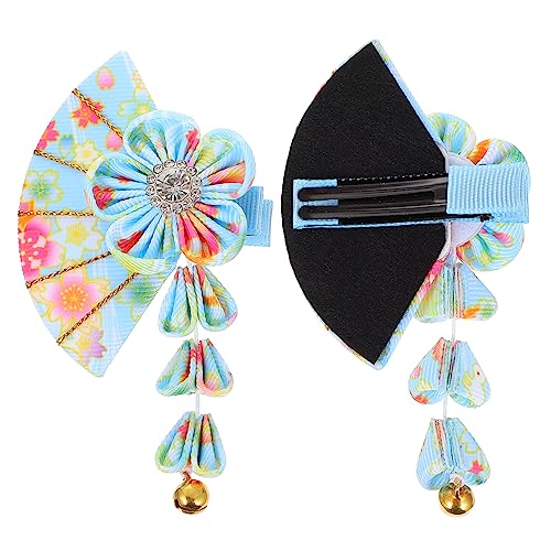 SWOOMEY Quasten Haarspange mit Glockenanhänger Leichter Dekorativer Haarklammer Damen Haarschmuck für Kimono Hochzeit Party Teiliges Komfortabel und Stilvoll von SWOOMEY