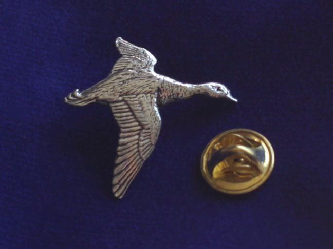 Ente Im Flug-Zinn Anstecknadel Mit Geschenk-Beutel von SWORLDesigns