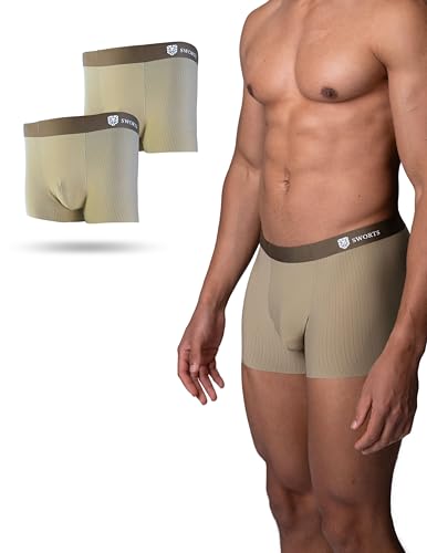 SWORTS Silk Sports Underwear · Nahtlose Laufunterwäsche Kurz · Joggen Unterhose Herren (2er Set) von SWORTS