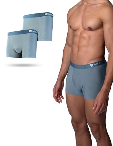 SWORTS Silk Sports Underwear · Nahtlose Laufunterwäsche Kurz · Joggen Unterhose Herren (2er Set) von SWORTS