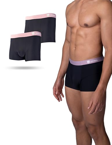 SWORTS Silk Sports Underwear · Nahtlose Laufunterwäsche Kurz · Joggen Unterhose Herren · 2er Set von SWORTS