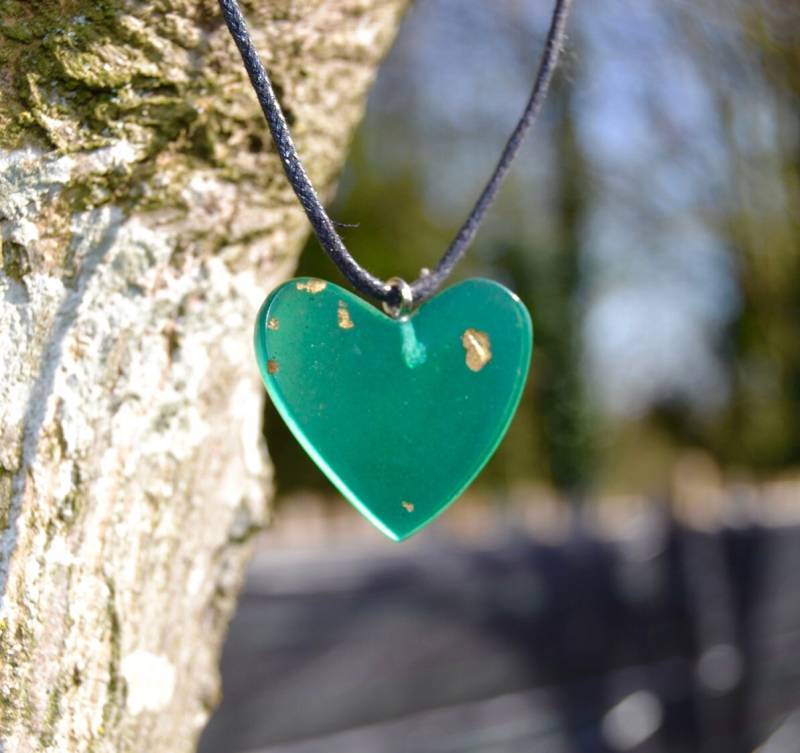 Einzigartige Harz Anhänger Schmuck, Perfekte Handgemachte Geschenk von SWWoodcraft