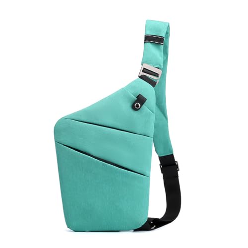 Anti Diebstahl Designer Umhängetasche (Grüne rechte Schulter) von SWZEC