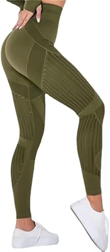 Cellulu Bequeme Anti-Cellulite Leggings™ (M,Armeegrün) von SWZEC