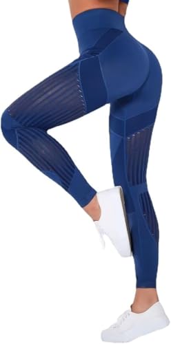 Cellulu Bequeme Anti-Cellulite Leggings™ (M,Königsblau) von SWZEC