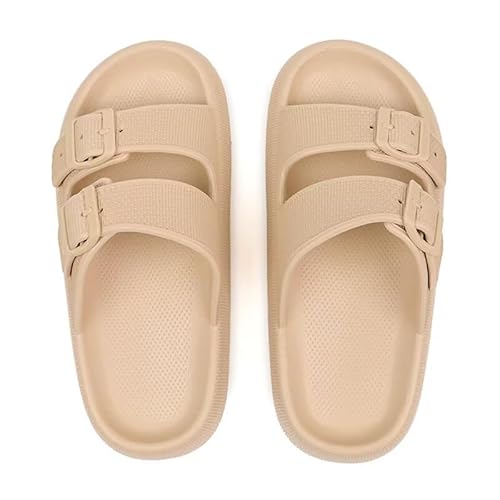 Cloudies Slippers Cloudies - Orthopädische Hausschuhe,Unisex Männer Frauen Badeschuhe mit weichen bequemen Original Cloud Hausschuhe, Sommer rutschfeste Badeschuhe Strand Sandale Home Slippers 36-45EU von SWZEC