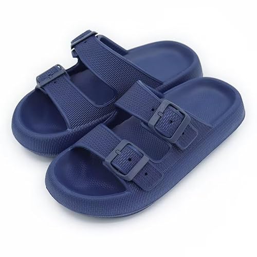 Cloudies Slippers Cloudies - Orthopädische Hausschuhe,Unisex Männer Frauen Badeschuhe mit weichen bequemen Original Cloud Hausschuhe, Sommer rutschfeste Badeschuhe Strand Sandale Home Slippers 36-45EU von SWZEC
