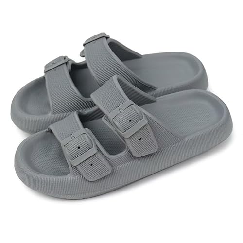 Cloudies Slippers Cloudies - Orthopädische Hausschuhe,Unisex Männer Frauen Badeschuhe mit weichen bequemen Original Cloud Hausschuhe, Sommer rutschfeste Badeschuhe Strand Sandale Home Slippers 36-45EU von SWZEC