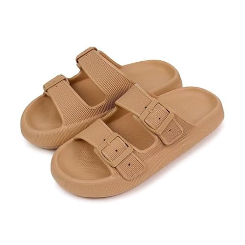 Cloudies Slippers Cloudies - Orthopädische Hausschuhe,Unisex Männer Frauen Badeschuhe mit weichen bequemen Original Cloud Hausschuhe, Sommer rutschfeste Badeschuhe Strand Sandale Home Slippers 36-45EU von SWZEC