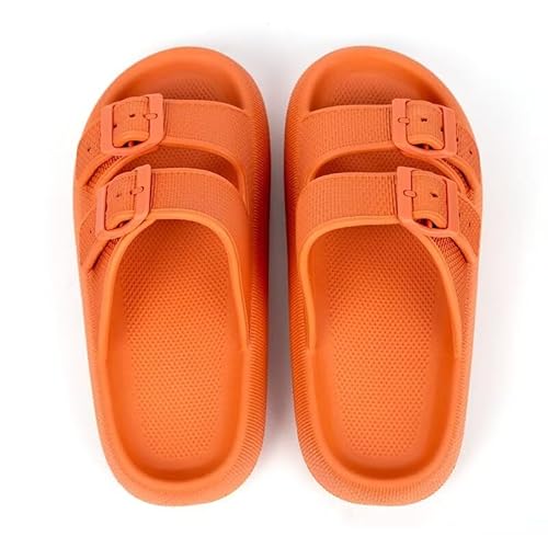Cloudies Slippers Cloudies - Orthopädische Hausschuhe,Unisex Männer Frauen Badeschuhe mit weichen bequemen Original Cloud Hausschuhe, Sommer rutschfeste Badeschuhe Strand Sandale Home Slippers 36-45EU von SWZEC