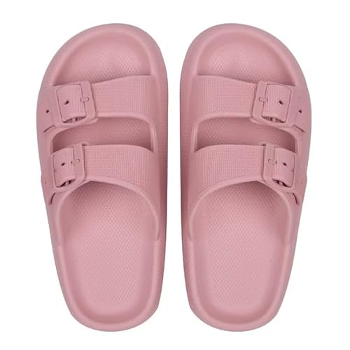 Cloudies Slippers Cloudies - Orthopädische Hausschuhe,Unisex Männer Frauen Badeschuhe mit weichen bequemen Original Cloud Hausschuhe, Sommer rutschfeste Badeschuhe Strand Sandale Home Slippers 36-45EU von SWZEC