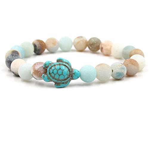 Club Ocean Turtle Tracking Bracelet (mattierter Stein) von SWZEC